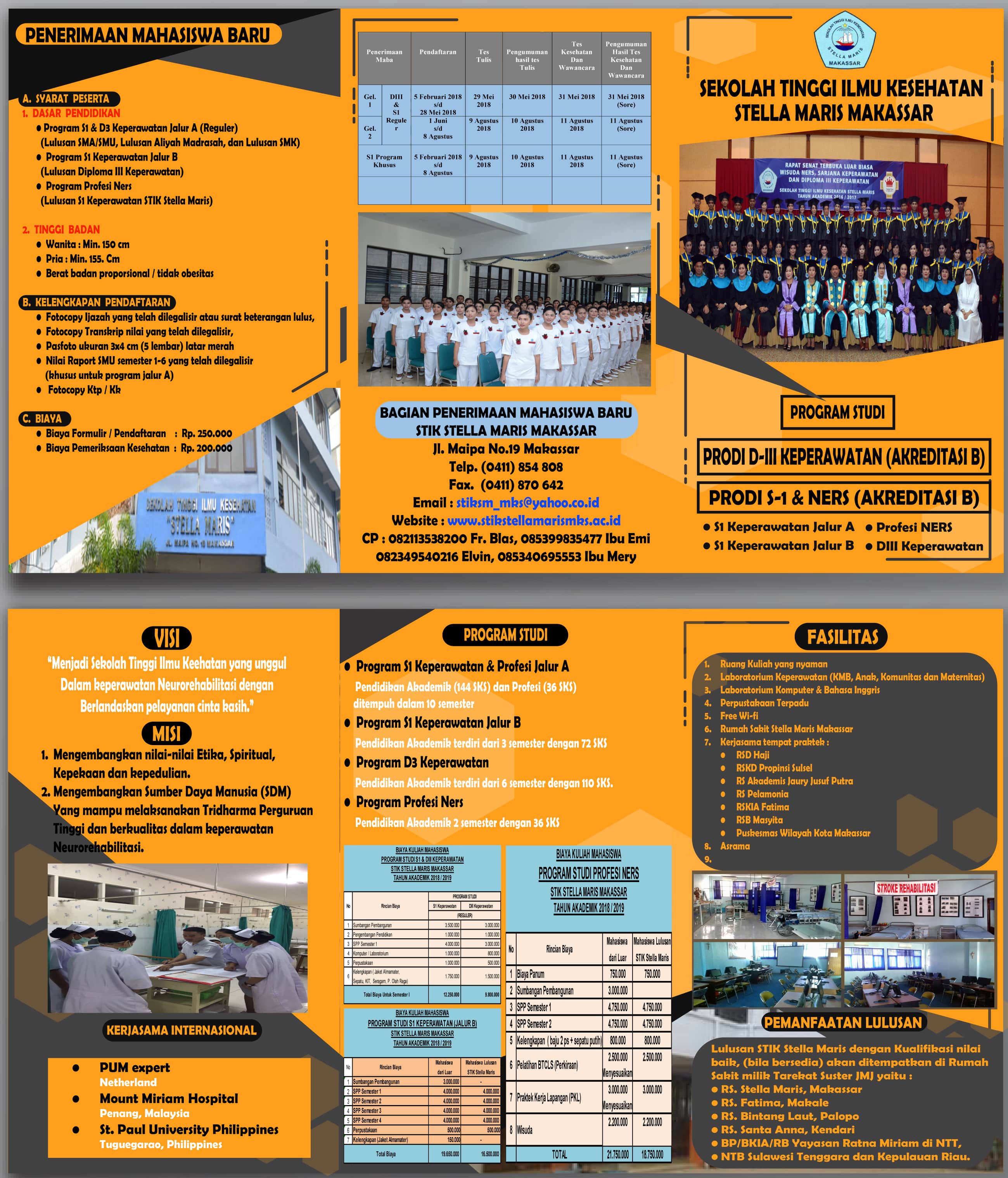 PENERIMAAN MAHASISWA BARU TAHUN AKADEMIK 2018/19
